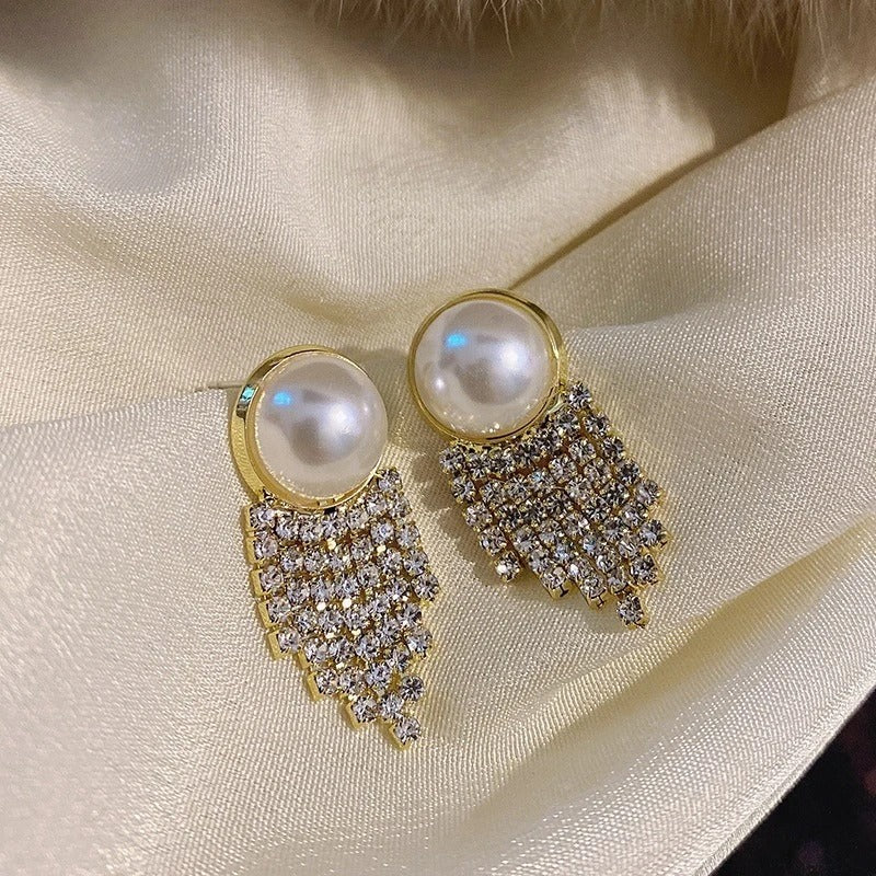 Statement Imitation Pearl Earring - Zi Collection Hub