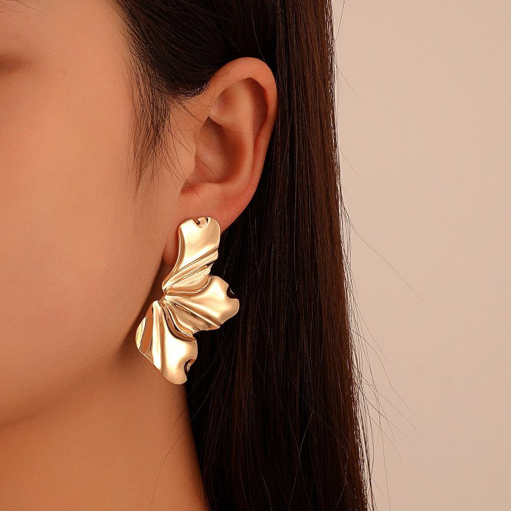 Irregular Petal Earrings