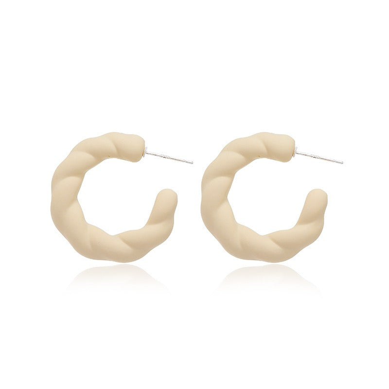 Candy Color C Line Earrings