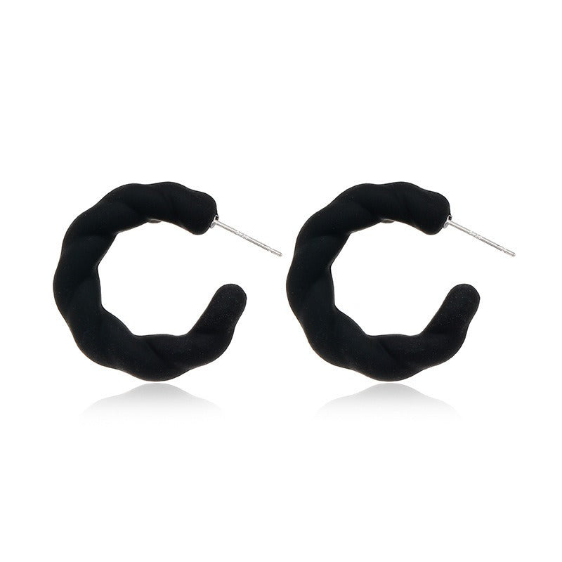 Candy Color C Line Earrings