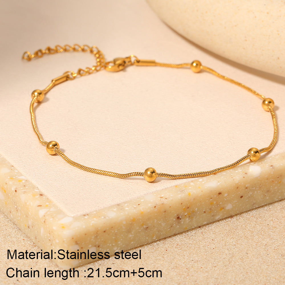 SANK - 01 - 18K Gold Snake Bone Chain