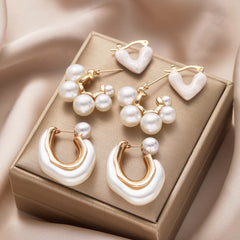 3 Pairs of Elegant & Timeless Earrings
