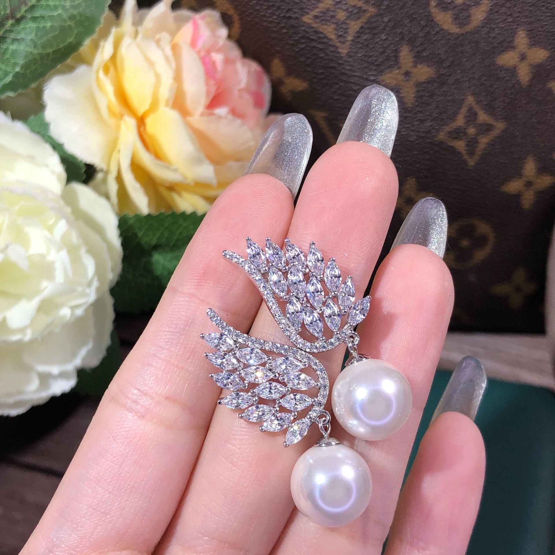 Angle Wings Dangle Earring - Zi Collection Hub