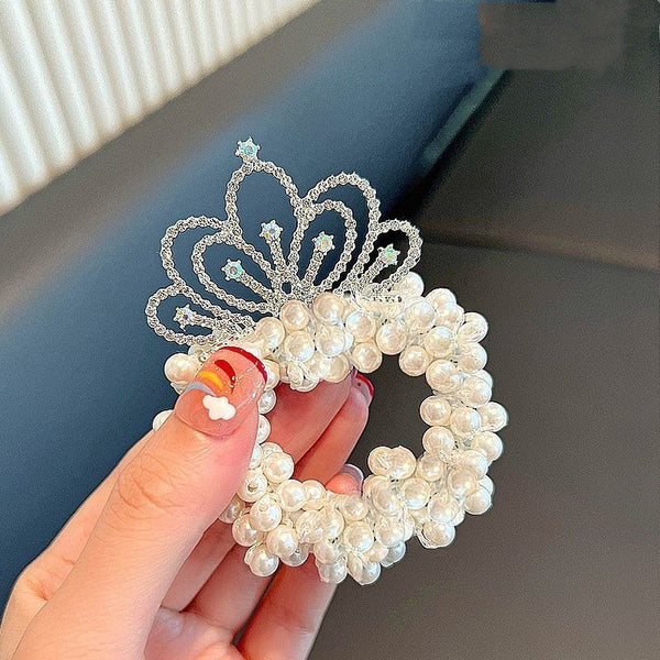 Fashion Pearl Crown Princess Hair Bands