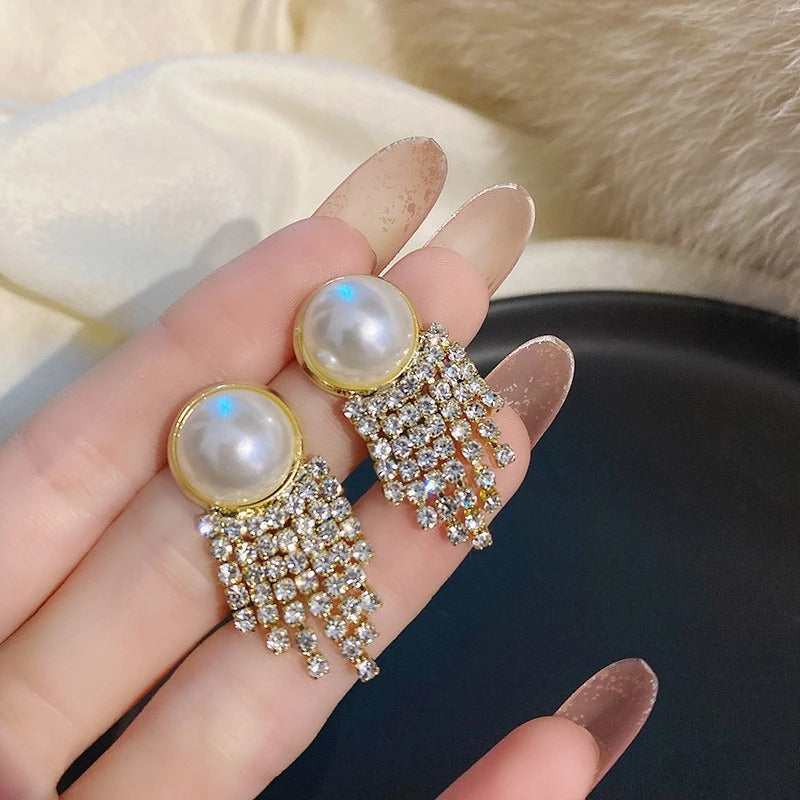 Statement Imitation Pearl Earring - Zi Collection Hub