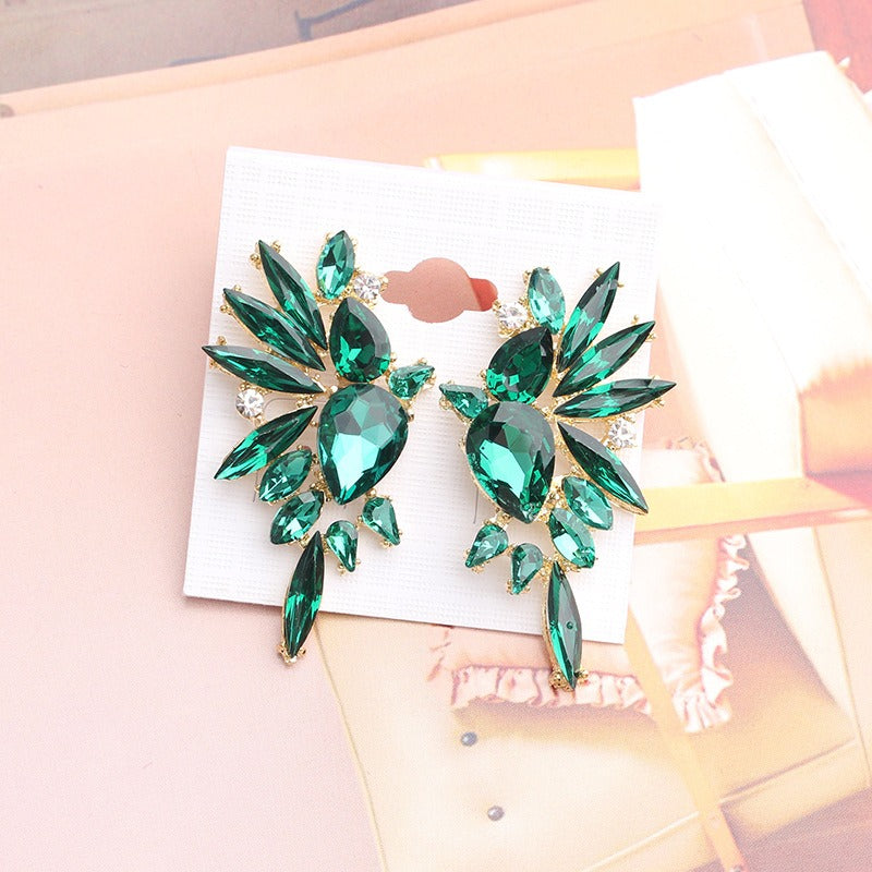 New Irregular Crystal Stud Earrings - Zi Collection Hub