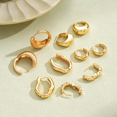 5 Pairs of Bold & Stylish Hoops