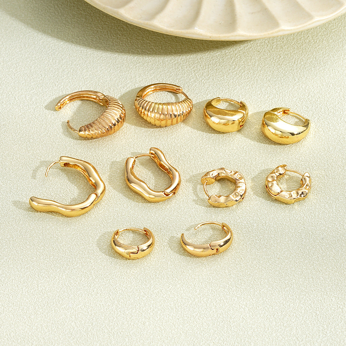 5 Pairs of Bold & Stylish Hoops