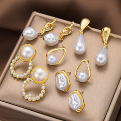 5 Pairs of Elegant Drops & Studs
