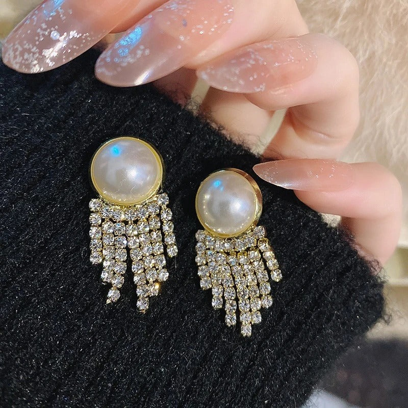 Statement Imitation Pearl Earring - Zi Collection Hub