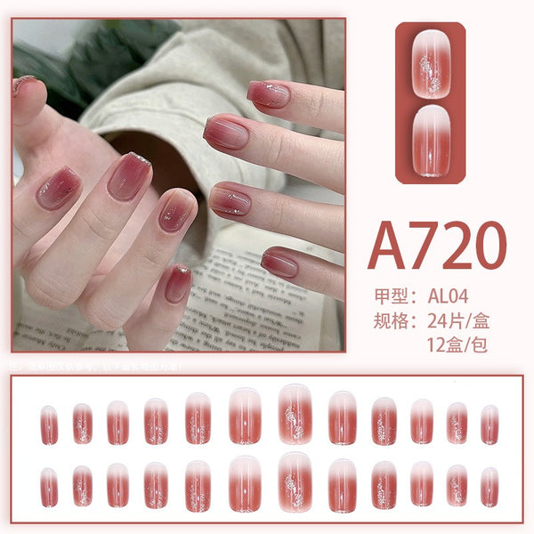 Spring and Summer Sweet Fake Nails  - 24Pcs