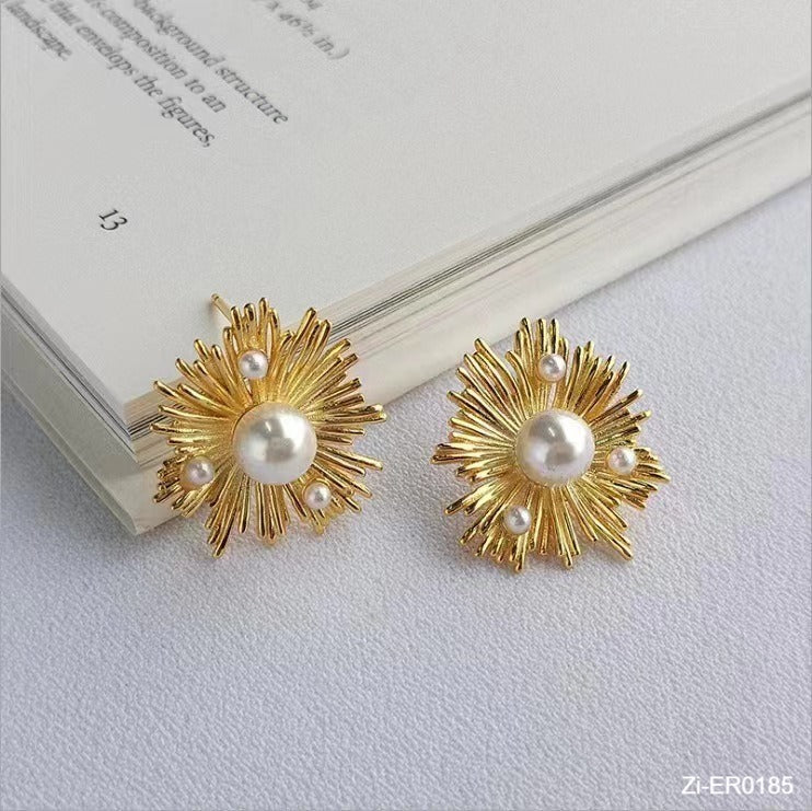 French Style Pearl Earrings