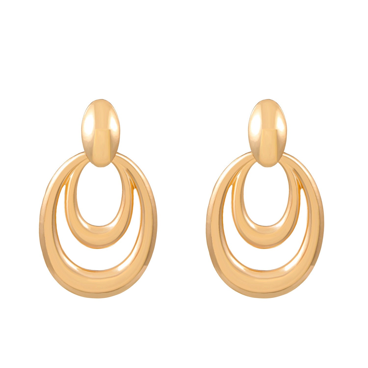 Hollow Round Earrings