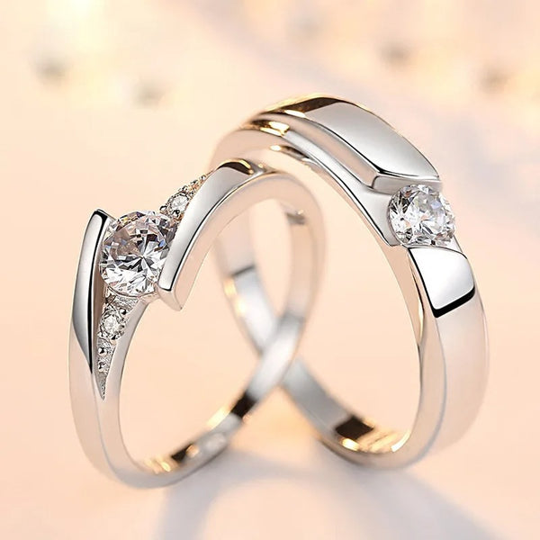 Adjustable couple wedding ring - Zi Collection Hub