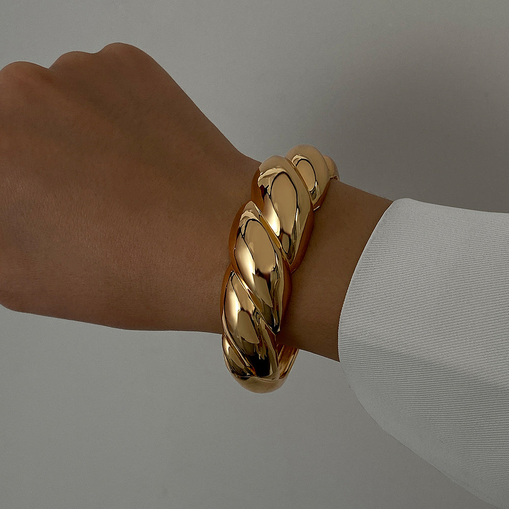 BRAL84 -  Heavy Metal Twisted Bracelet