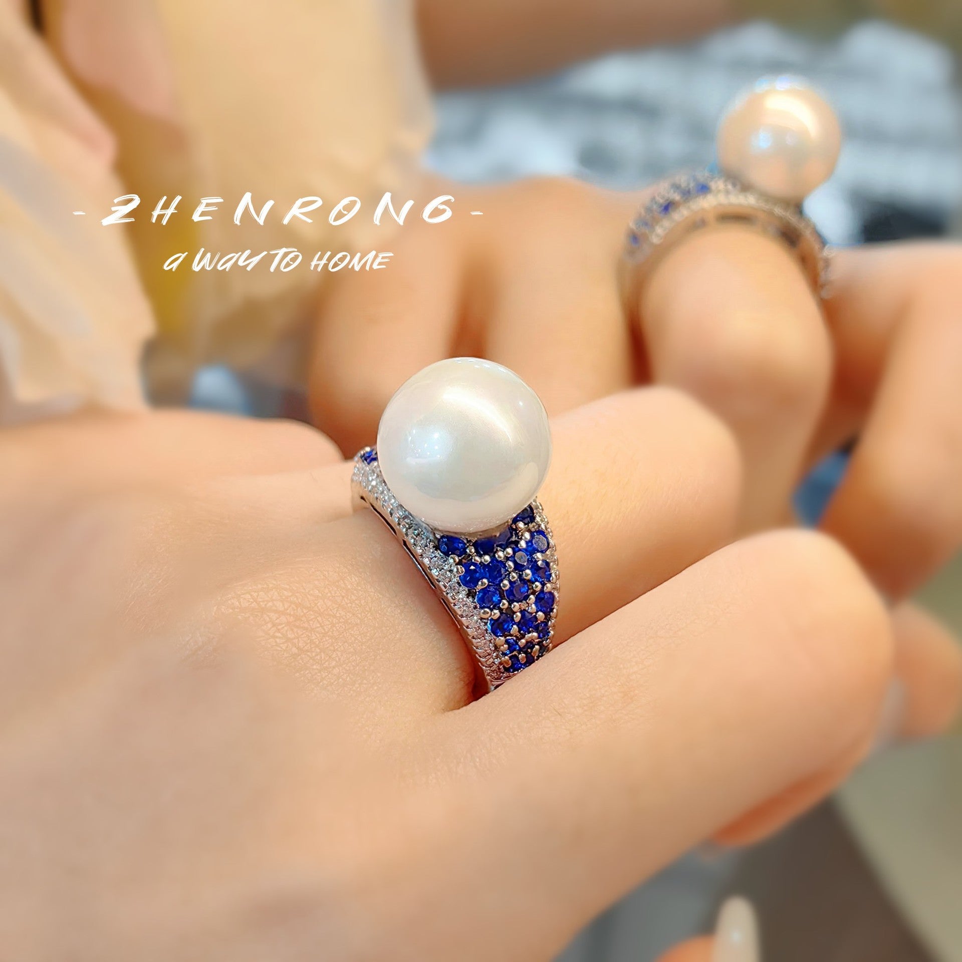 Baroque Freshwater Pearl Ring - Adjustable