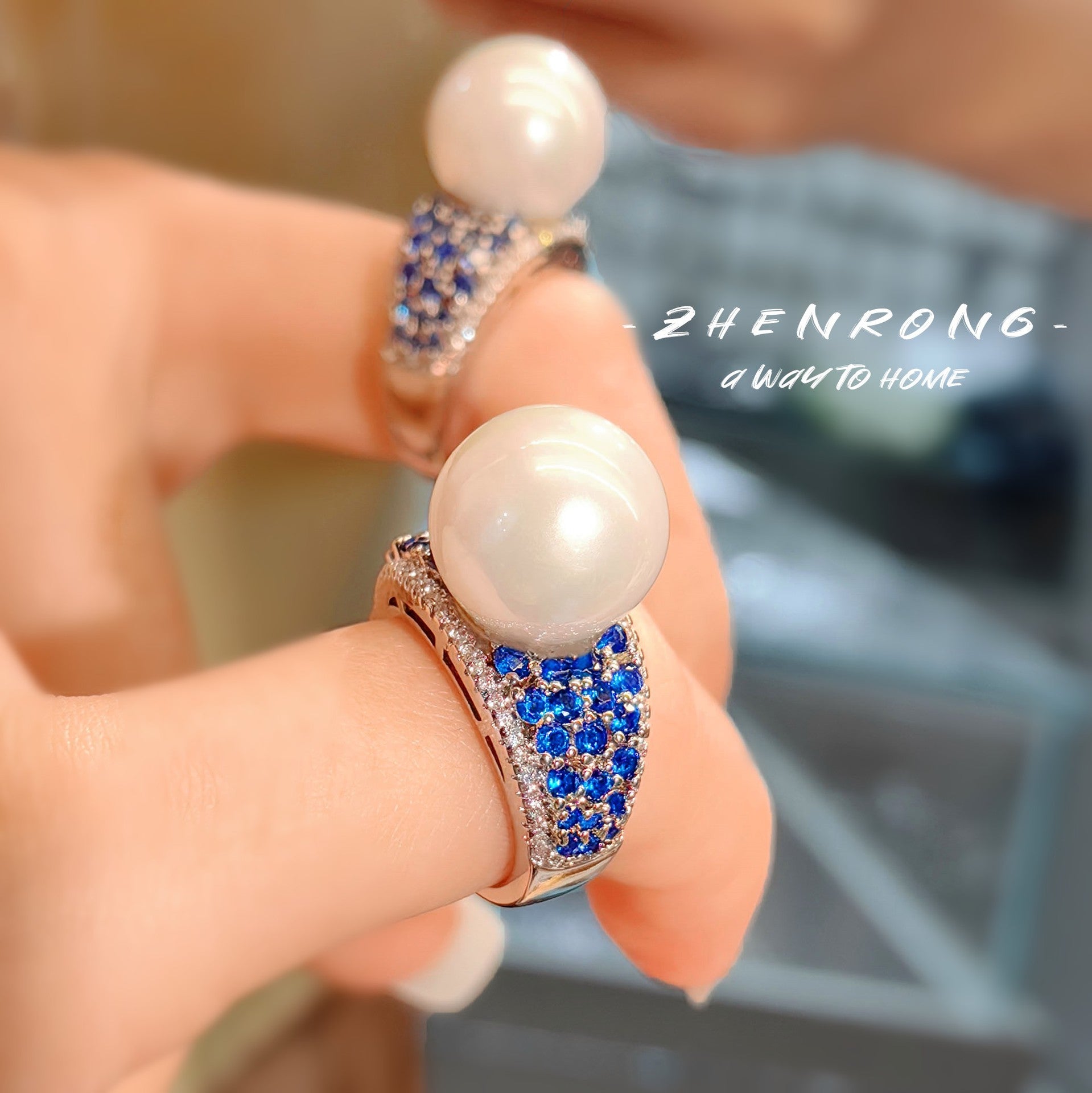 Baroque Freshwater Pearl Ring - Adjustable