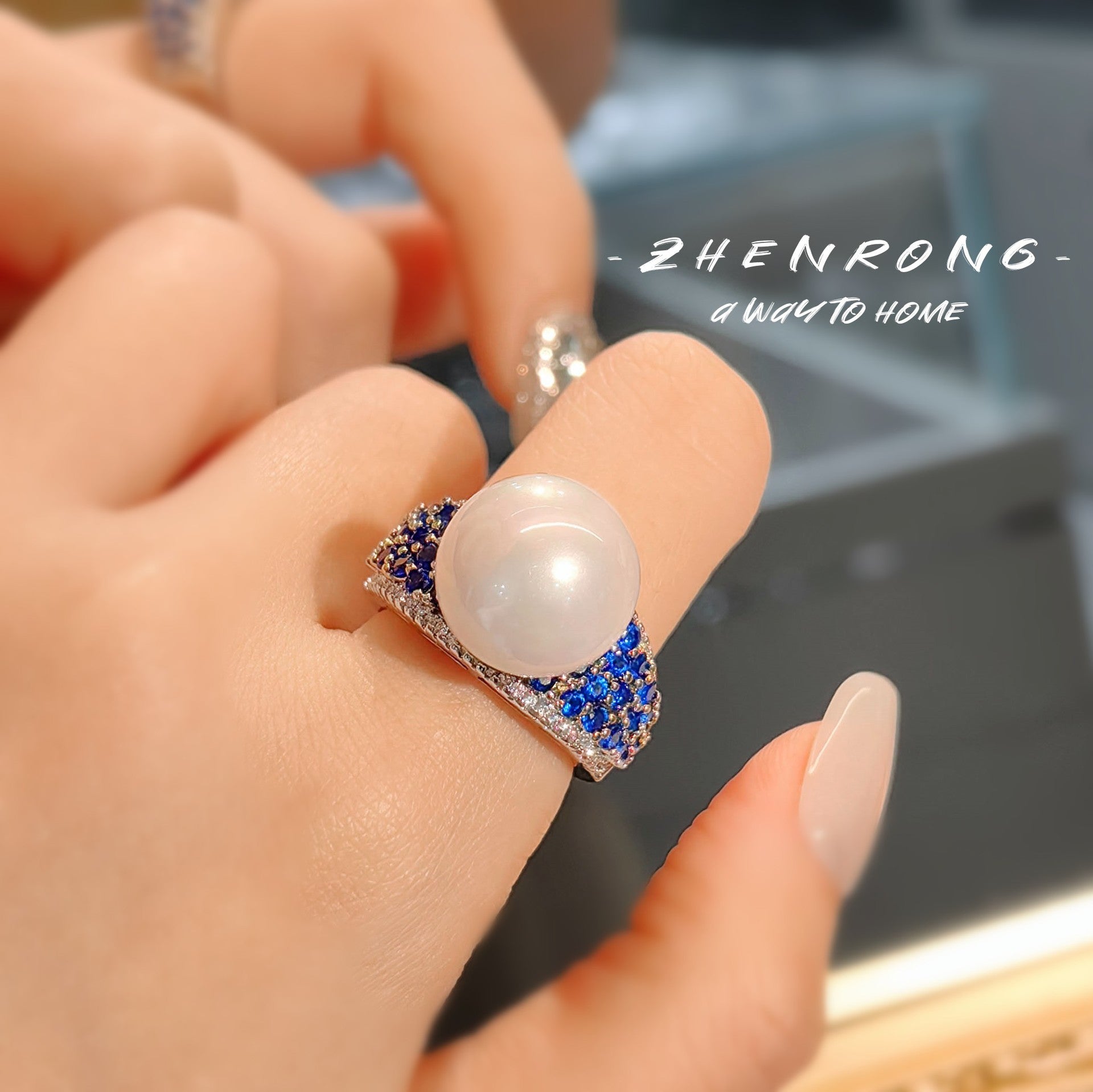Baroque Freshwater Pearl Ring - Adjustable