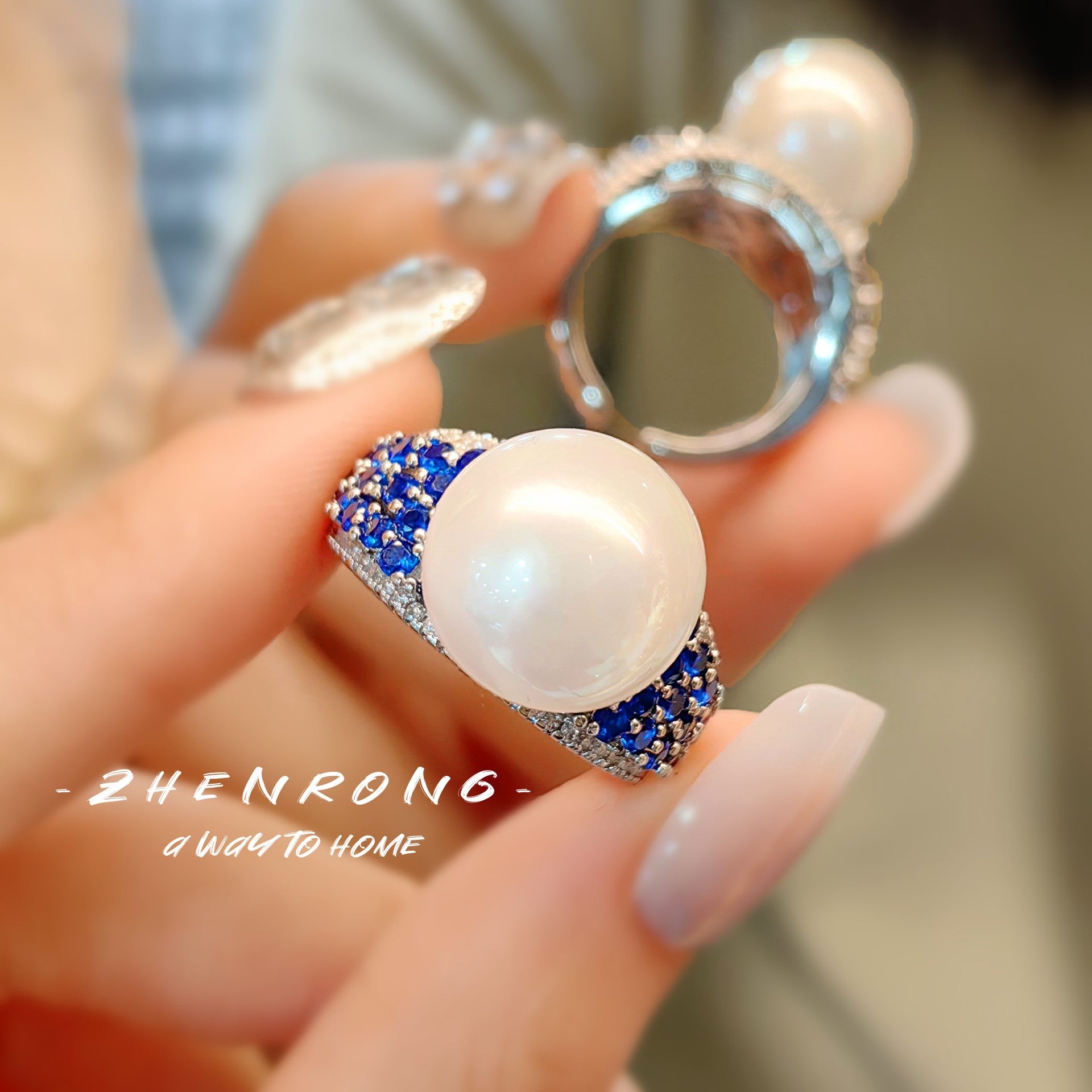 Baroque Freshwater Pearl Ring - Adjustable