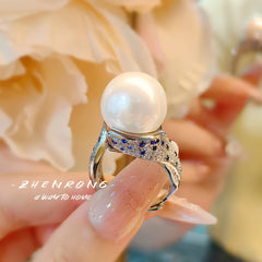 Baroque Shijia Pearl Ring - Adjustable