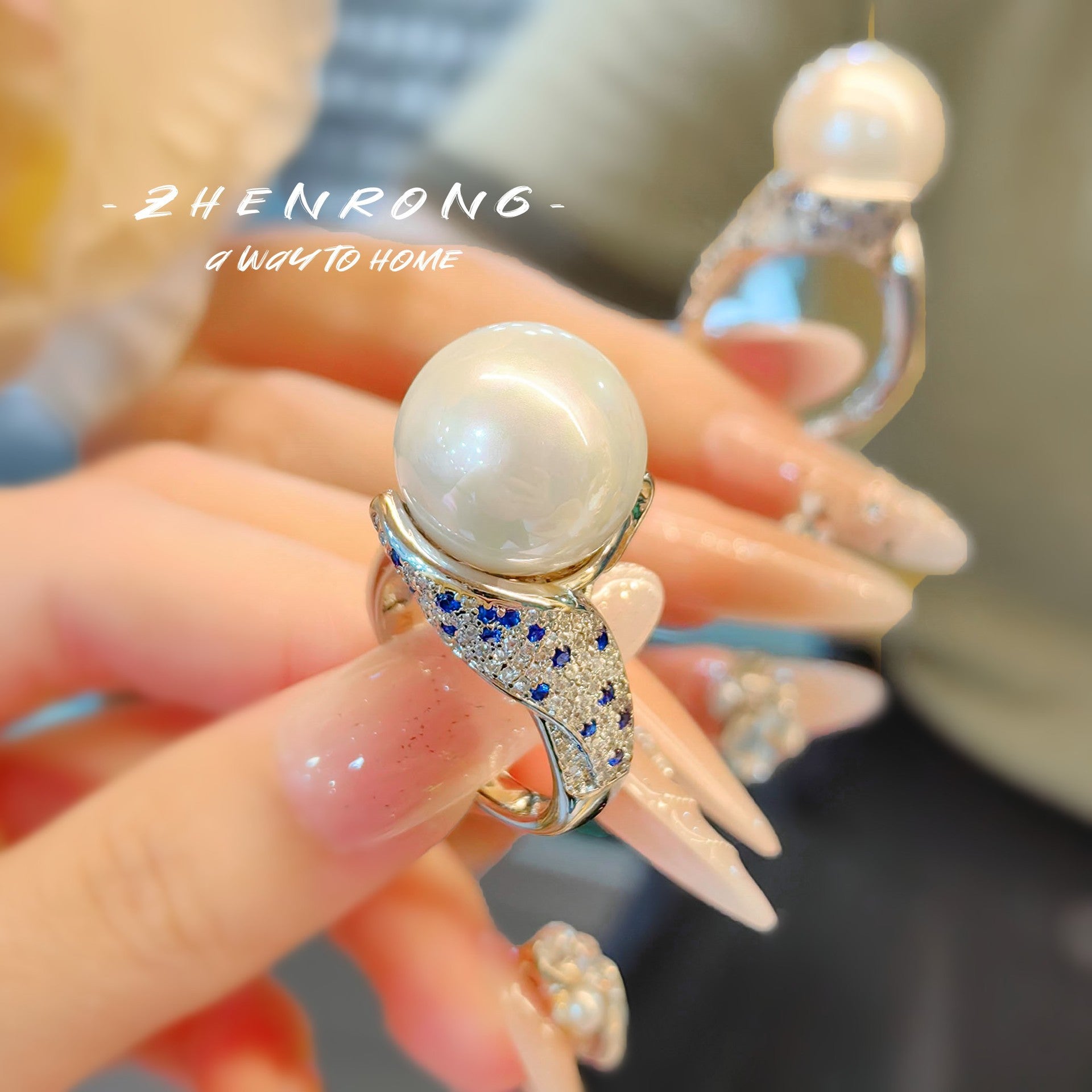 Baroque Shijia Pearl Ring - Adjustable