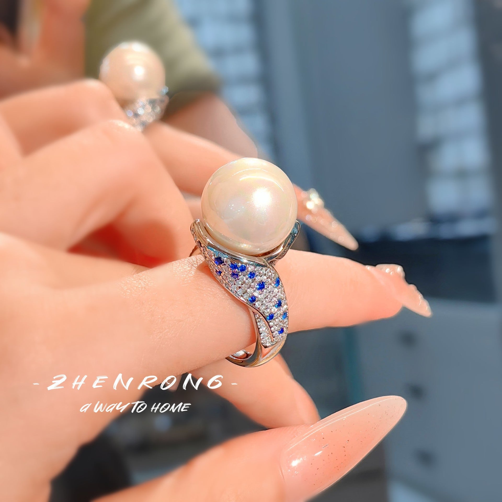Baroque Shijia Pearl Ring - Adjustable