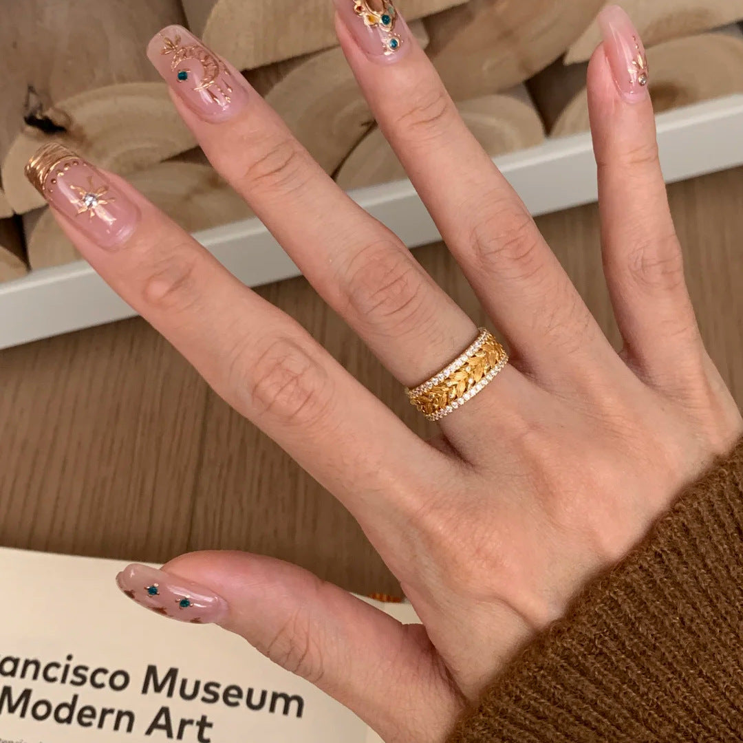 Brilliant Star River Ring - Adjustable