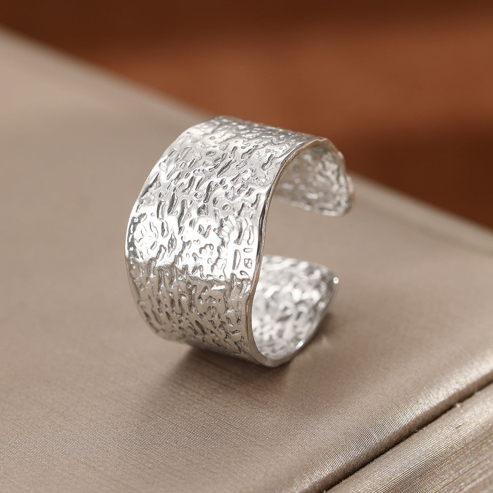 SRNG-07 - C-Shaped Stainless Steel Ring - Adjustable