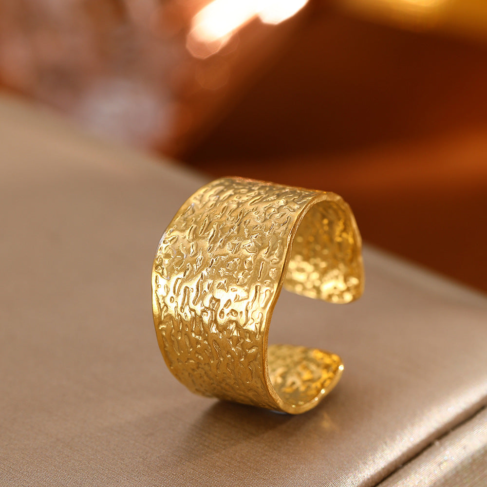 SRNG-07 - C-Shaped Stainless Steel Ring - Adjustable