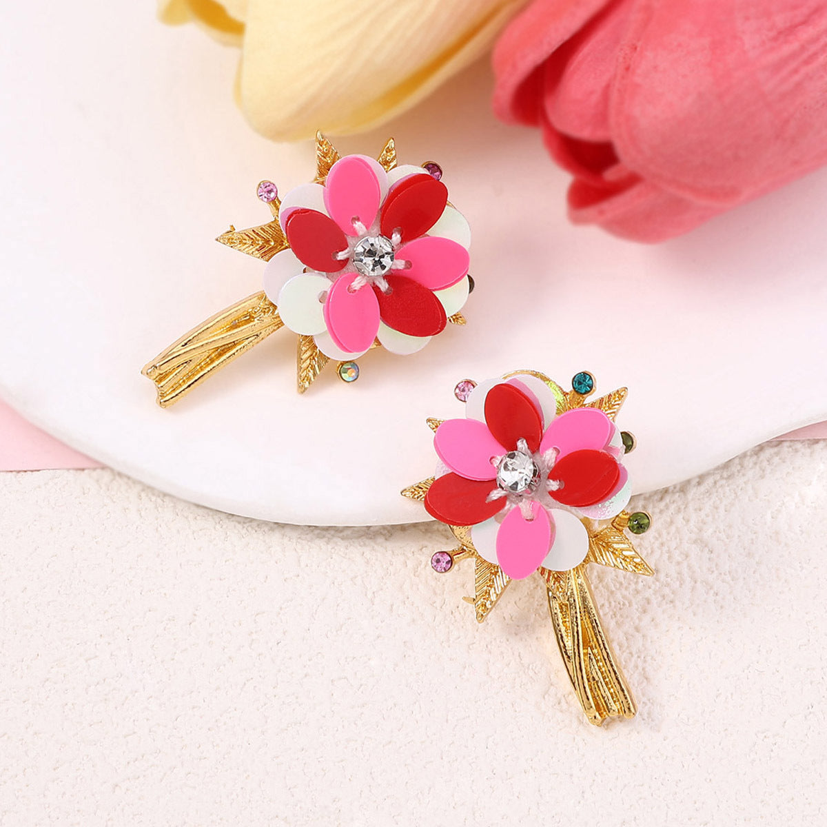Candy Bloom Statement Earrings