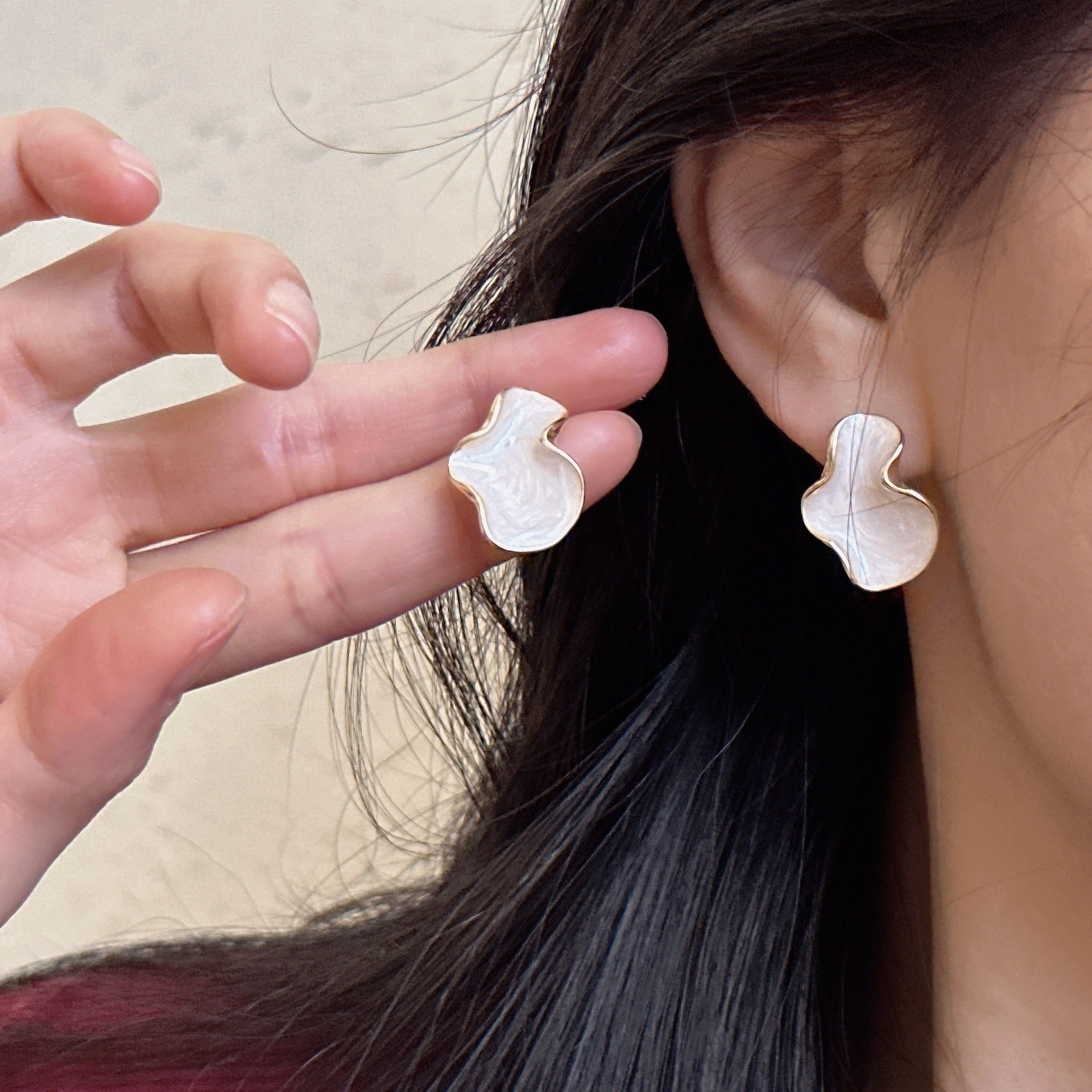Cloud Irregular Stud Earrings