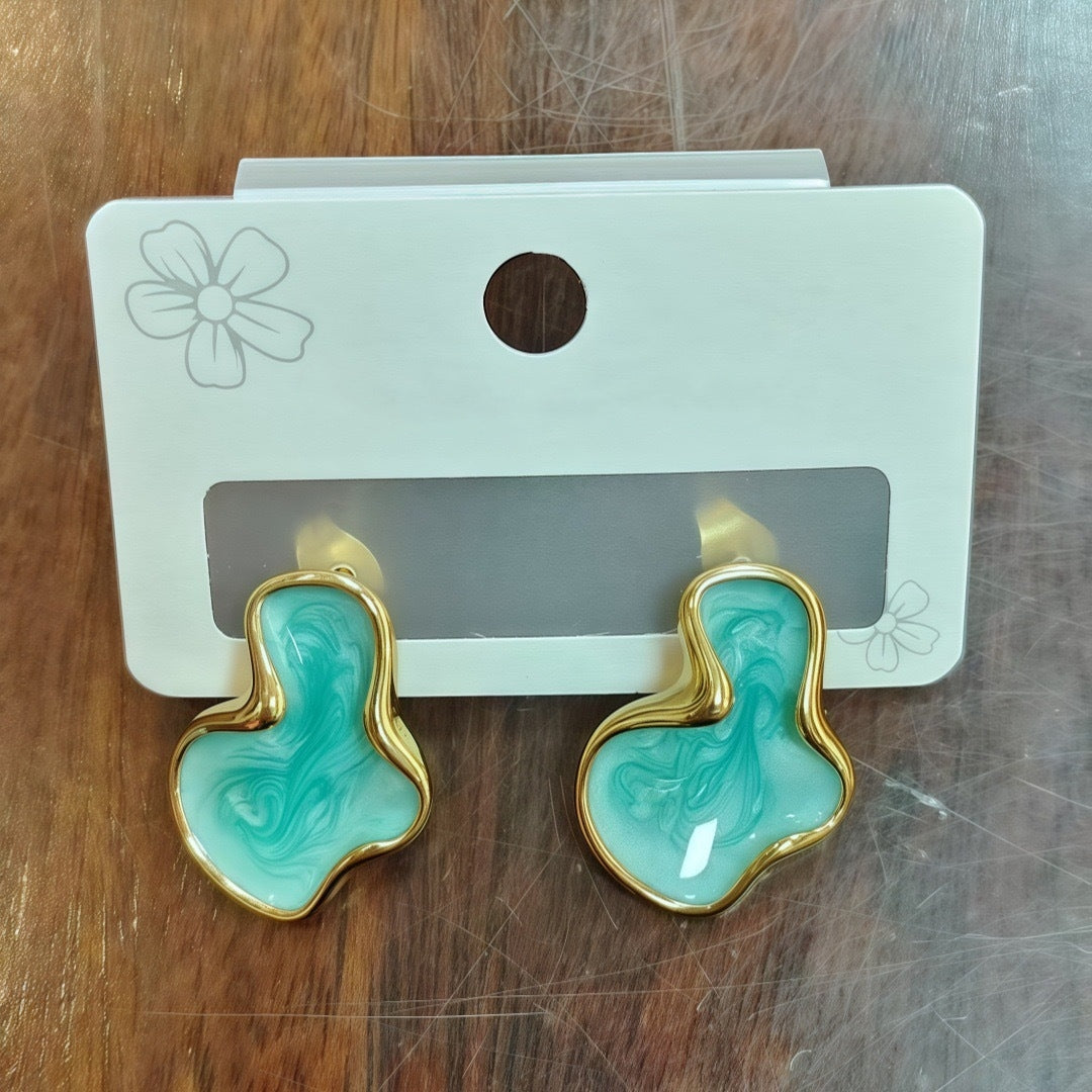 Cloud Irregular Stud Earrings