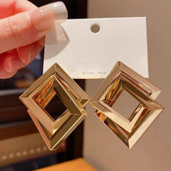 Double Square Earrings