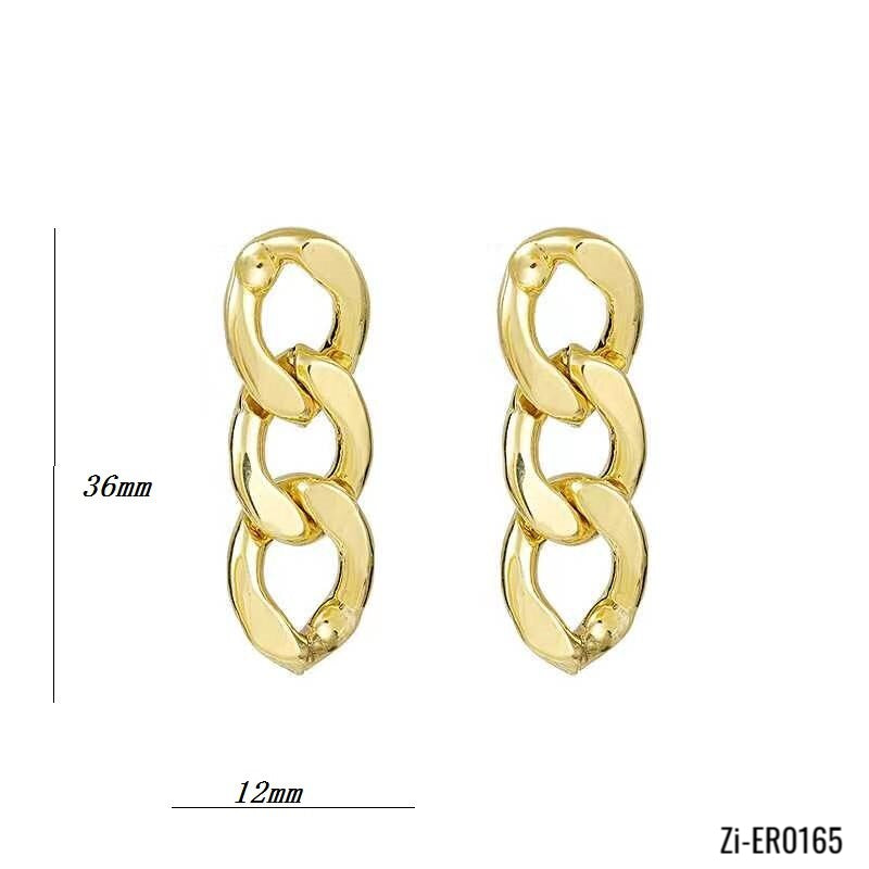 Retro Punk Chain Earrings - Zi Collection Hub