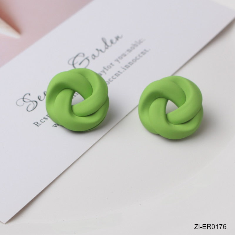 Multiple Candy Colorful Spray Charm Stud Earrings - Zi Collection Hub