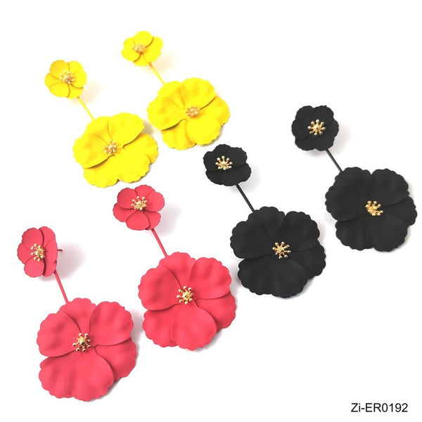 Top Quality Multi-layer Detachable Flowers Drop Earrings