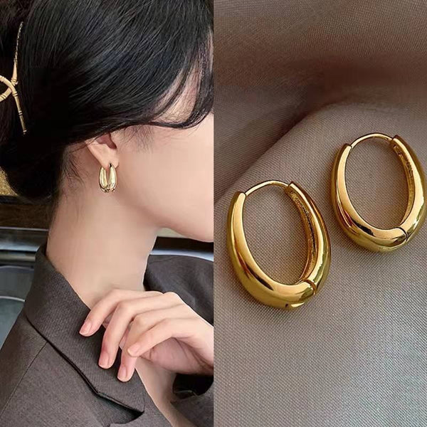 Cross-Border Gold-Plated Earrings