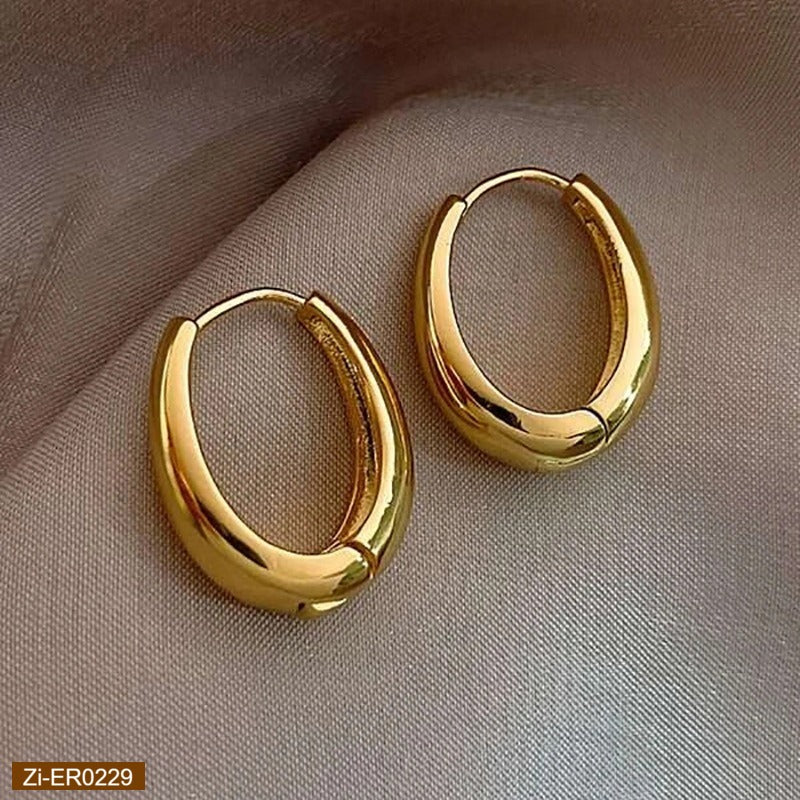 Cross-Border Gold-Plated Earrings