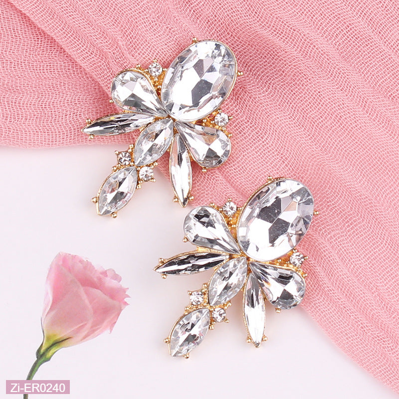 Luxury Designer Statement Crystal Drop Earrings