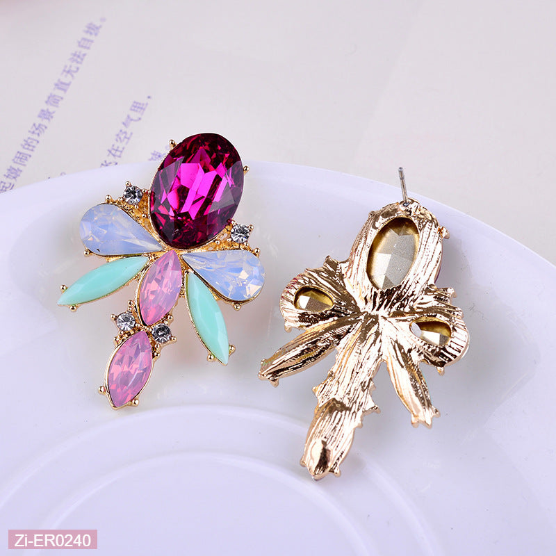 Luxury Designer Statement Crystal Drop Earrings