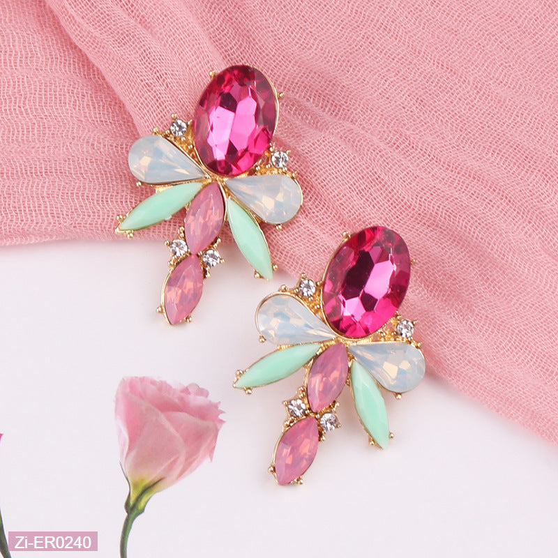 Luxury Designer Statement Crystal Drop Earrings