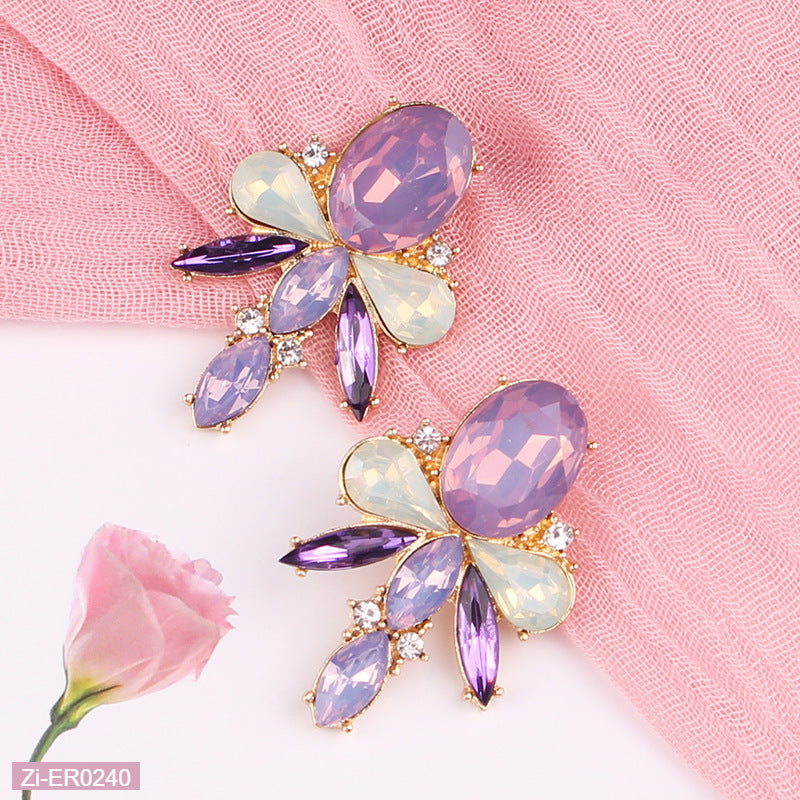 Luxury Designer Statement Crystal Drop Earrings
