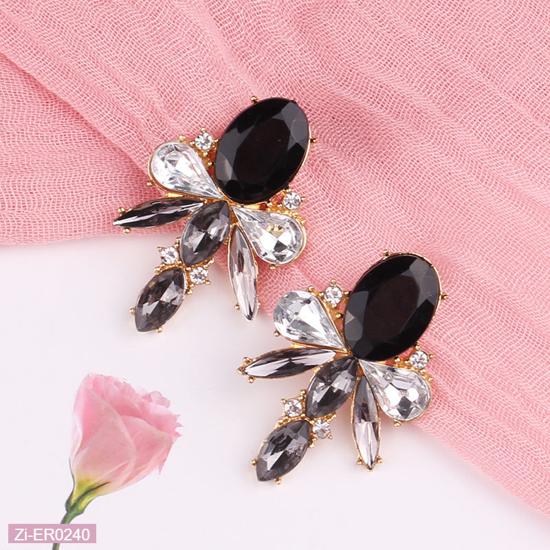 Luxury Designer Statement Crystal Drop Earrings