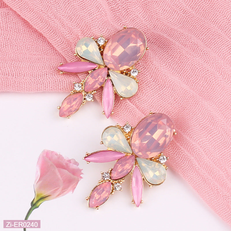 Luxury Designer Statement Crystal Drop Earrings