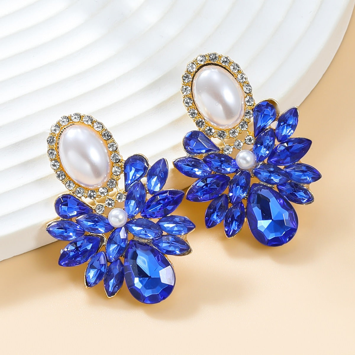 Pearl Elegant Ball Jewelry Earrings