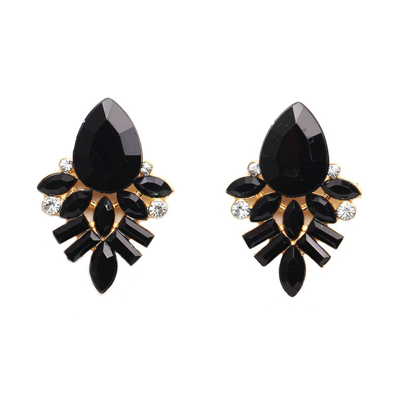 Studded Gemstone Earrings