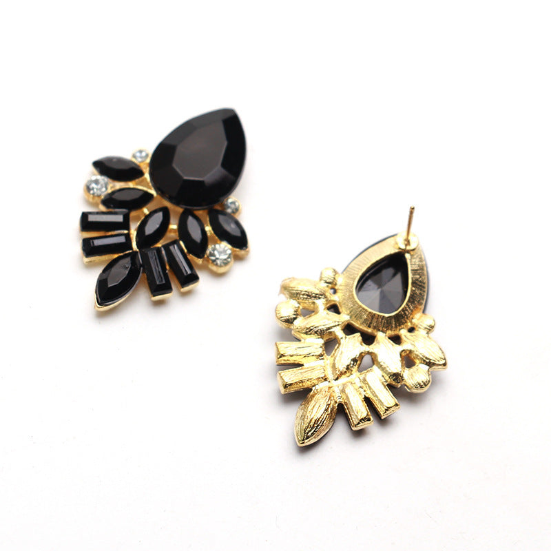 Studded Gemstone Earrings