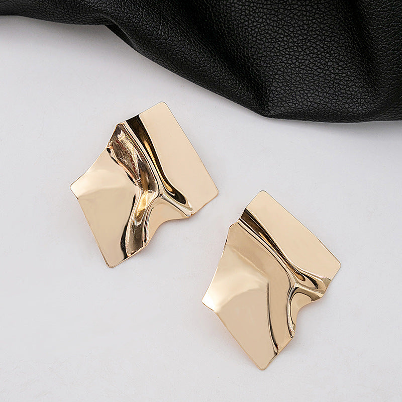 Irregular Square Earrings