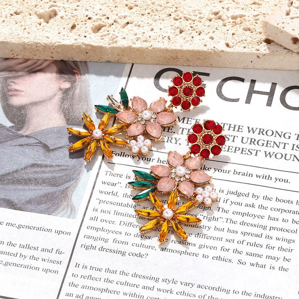 Elegant and Fresh Flower Earrings