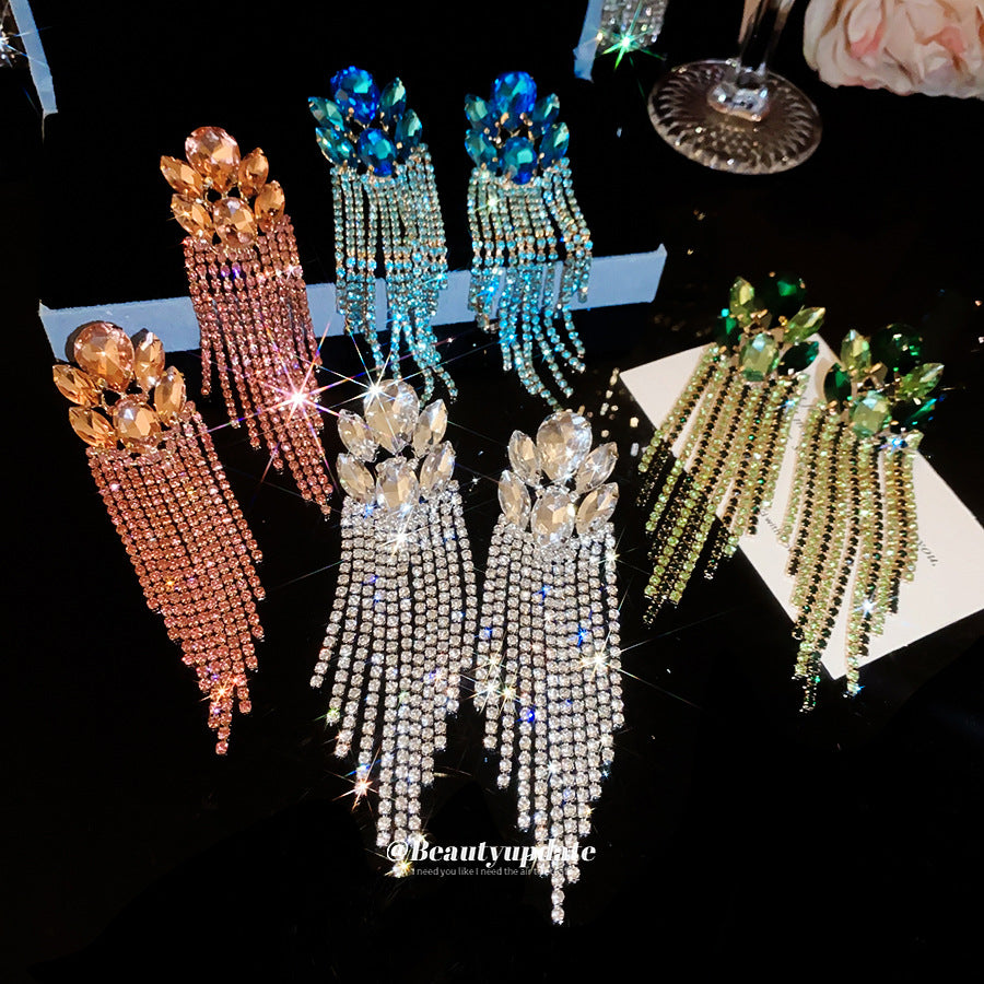 ER538 - Dream Teardrop Tassel Earrings